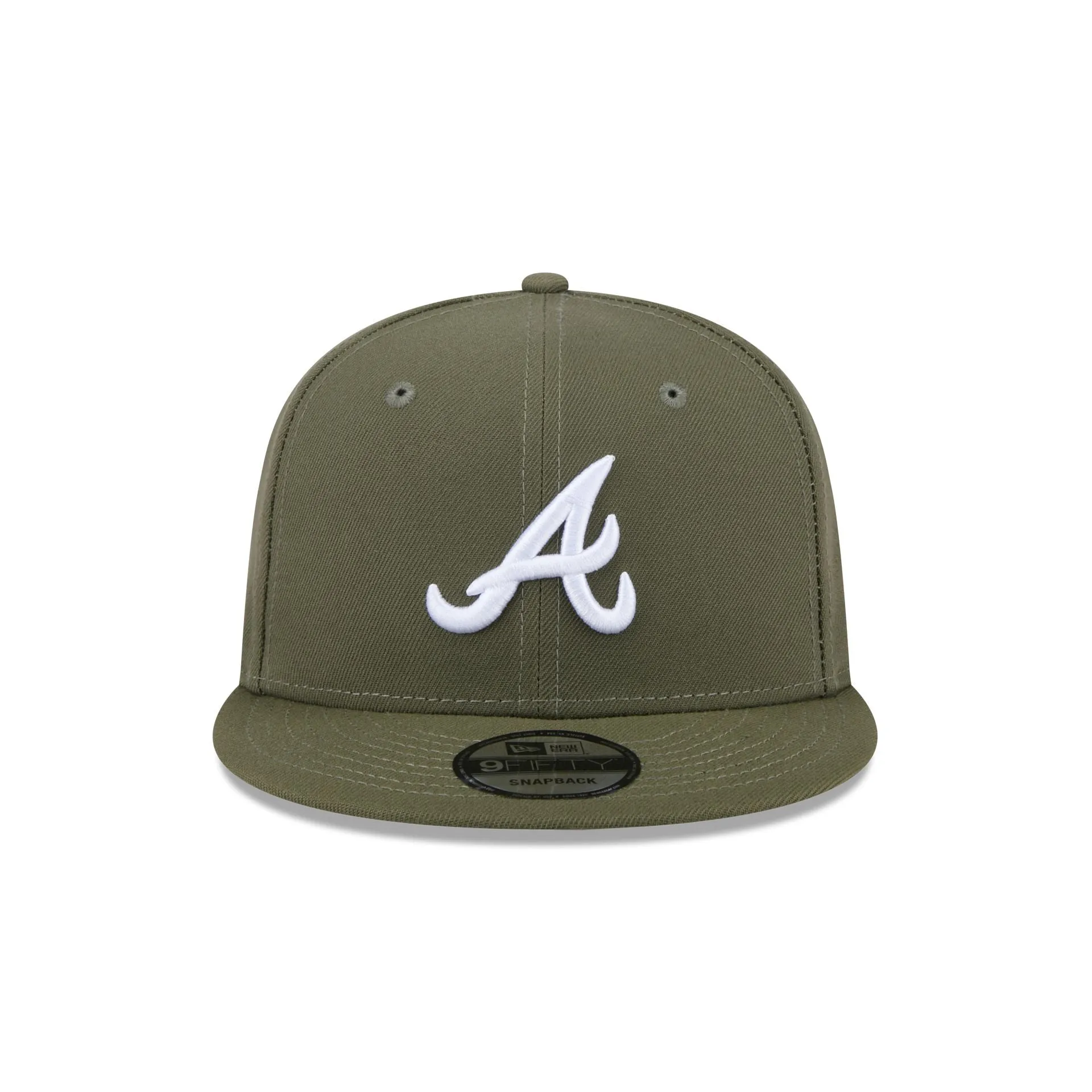 Atlanta Braves Olive 9FIFTY Snapback Hat sold by New Era product image thumbnail 2