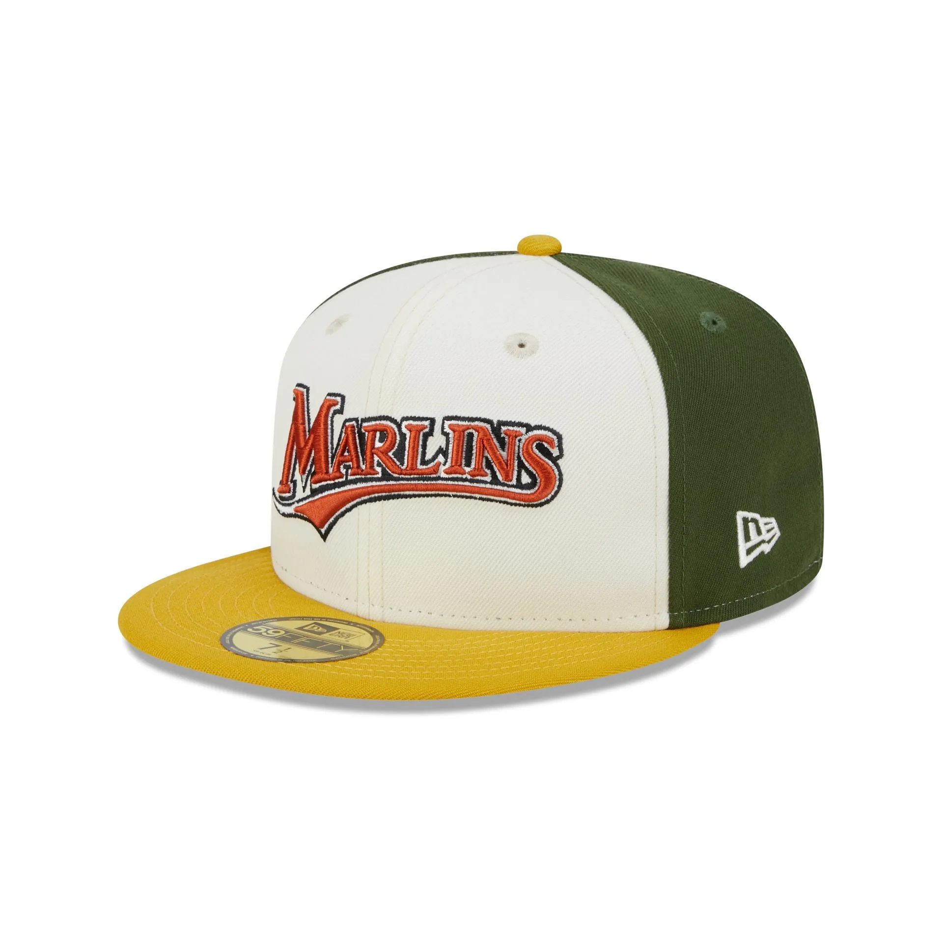 Miami Marlins Two Tone Honey 59FIFTY Fitted Hat sold by New Era product image thumbnail 3