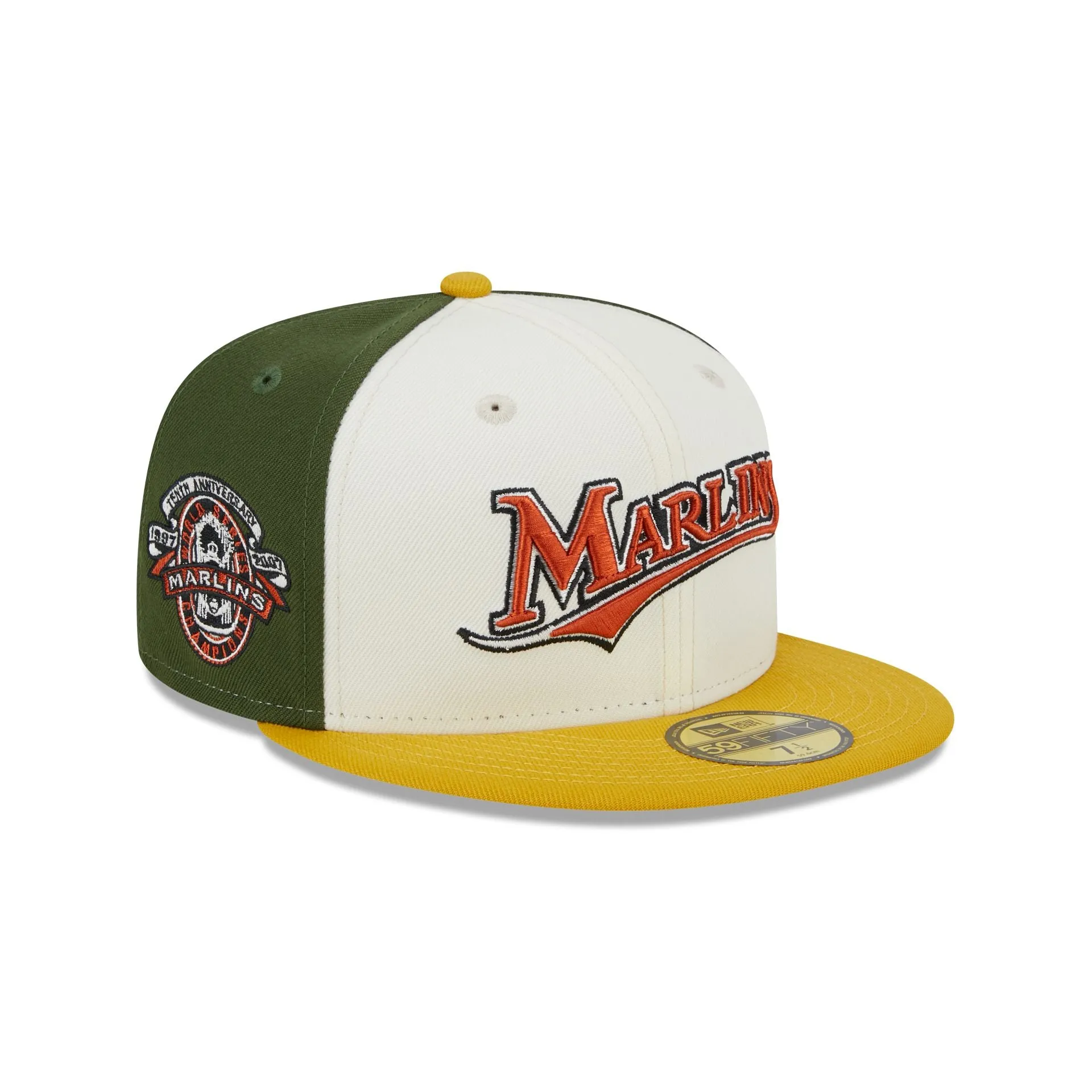 Miami Marlins Two Tone Honey 59FIFTY Fitted Hat sold by New Era