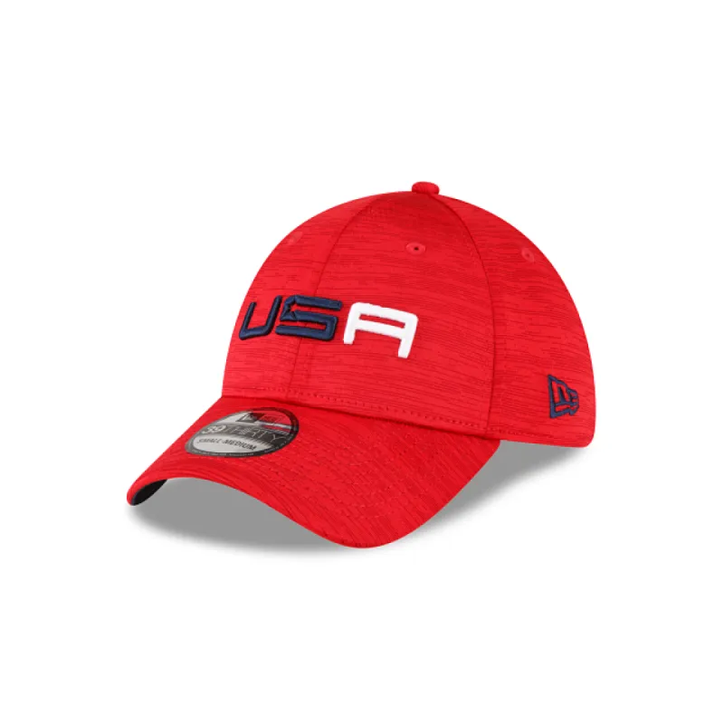 2023 Ryder Cup Team USA Red 39THIRTY Stretch Fit Hat sold by New Era