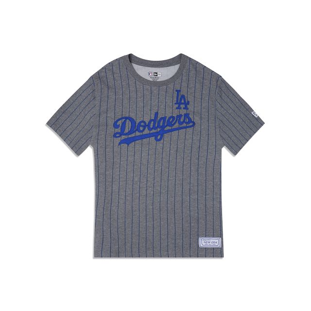 Los Angeles Dodgers Striped Gray T-Shirt sold by New Era