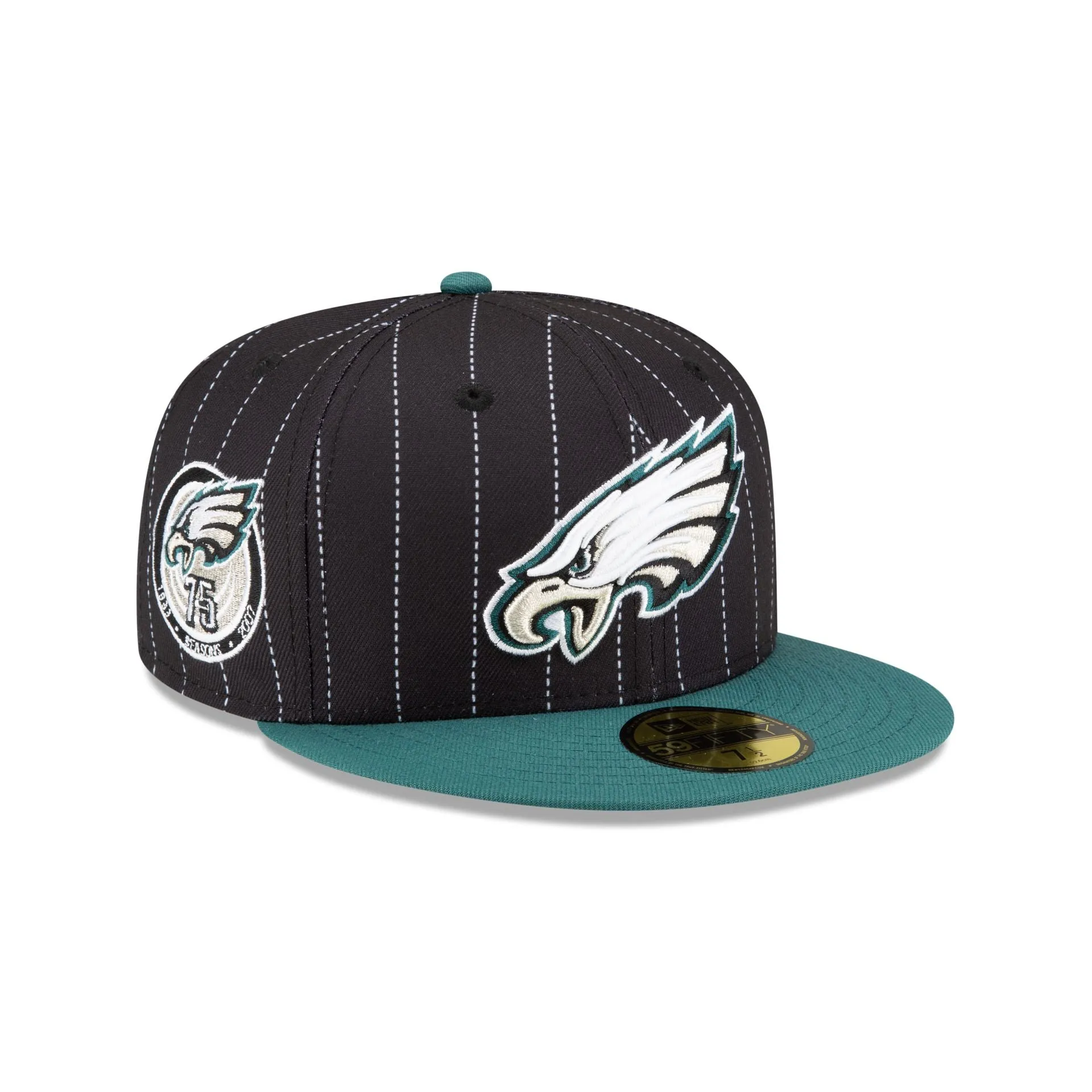 Just Caps Pinstripe Philadelphia Eagles 59FIFTY Fitted Hat sold by New Era