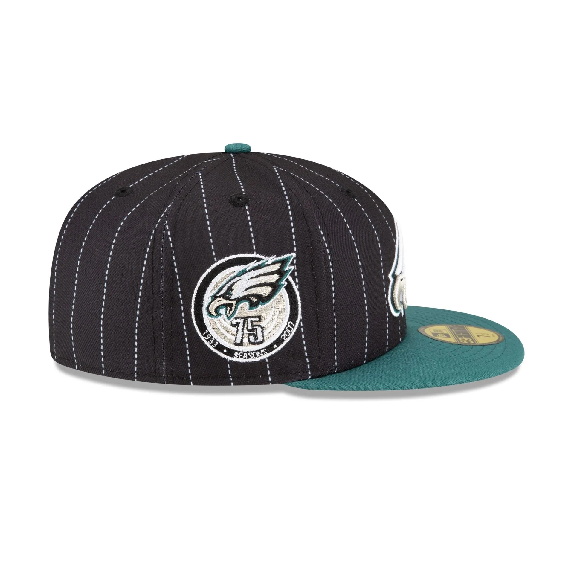 Just Caps Pinstripe Philadelphia Eagles 59FIFTY Fitted Hat sold by New Era product image thumbnail 4