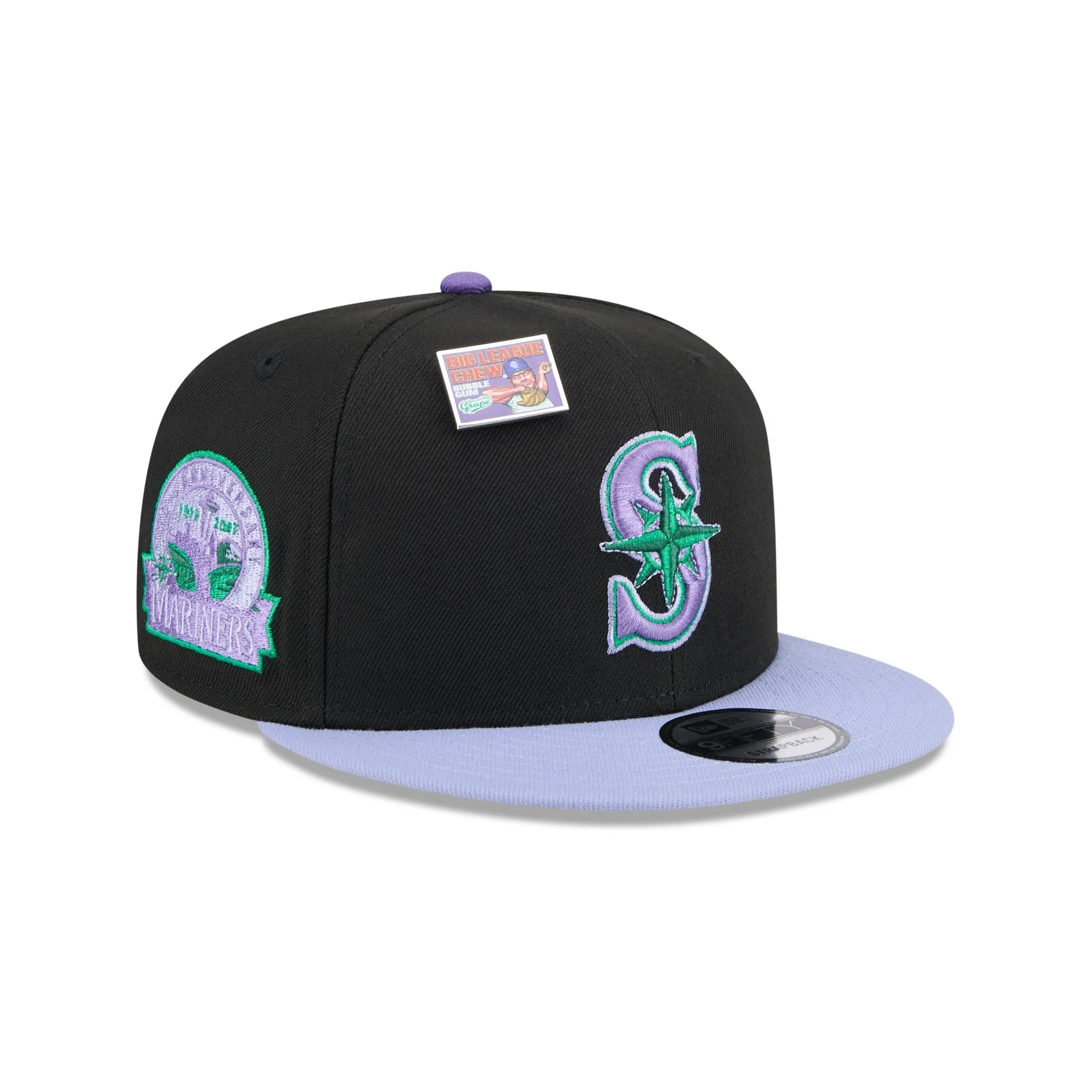Big League Chew X Seattle Mariners Grape 9FIFTY Snapback Hat sold by New Era