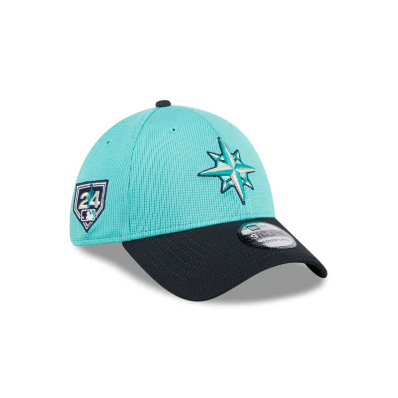 Seattle Mariners 2024 Spring Training 39THIRTY Stretch Fit Hat sold by New Era
