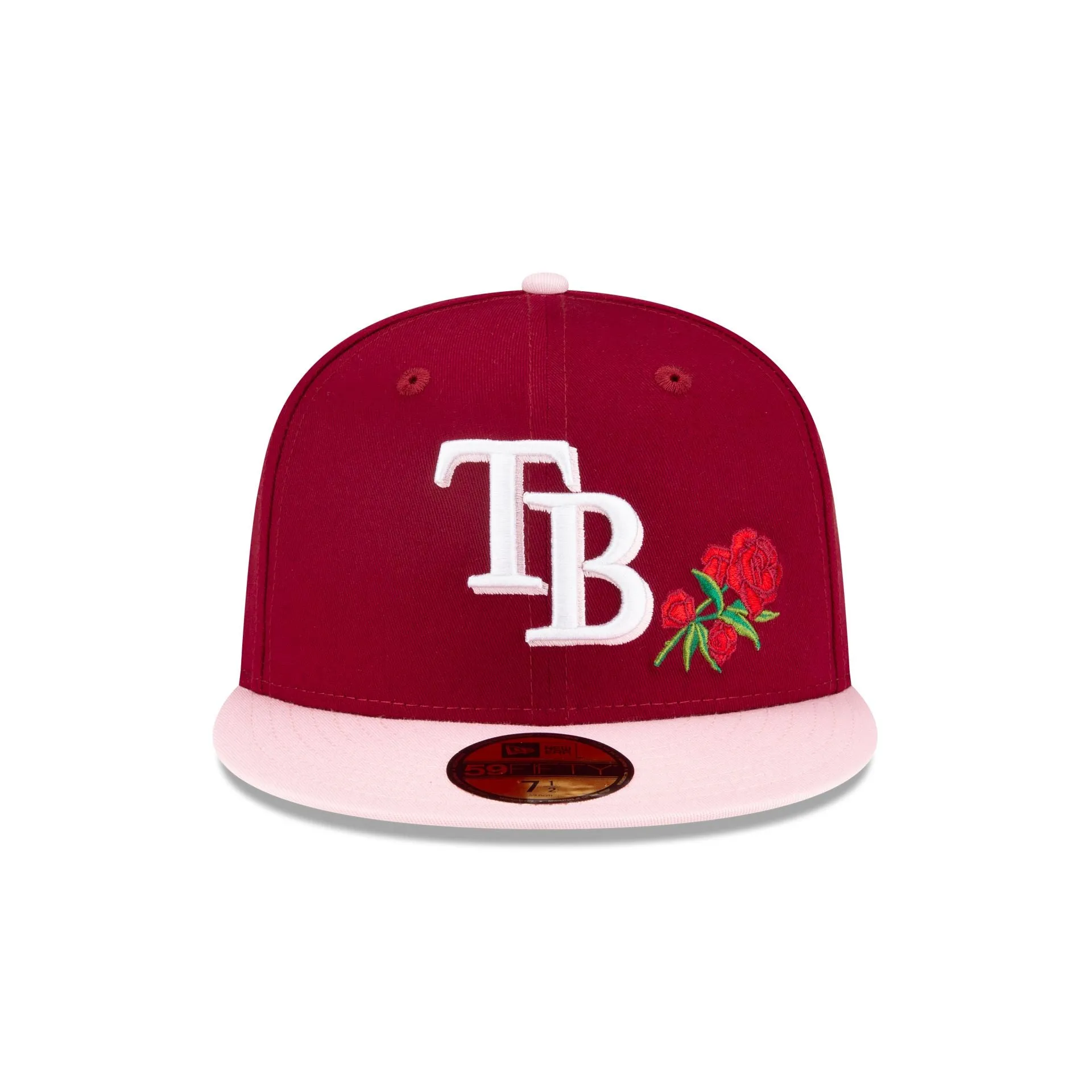 Just Caps Rose Flower Tampa Bay Rays 59FIFTY Fitted Hat sold by New Era product image thumbnail 2