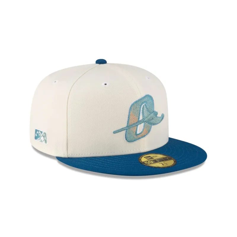 Orlando Rays Chrome Blue 59FIFTY Fitted Hat sold by New Era