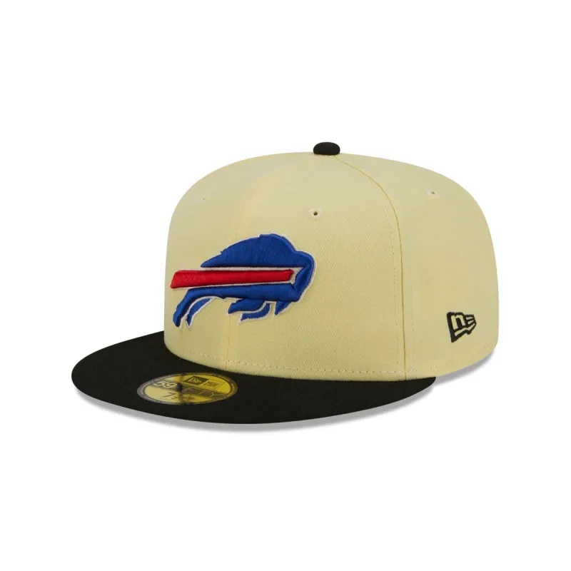 Buffalo Bills Soft Yellow 59FIFTY Fitted Hat sold by New Era