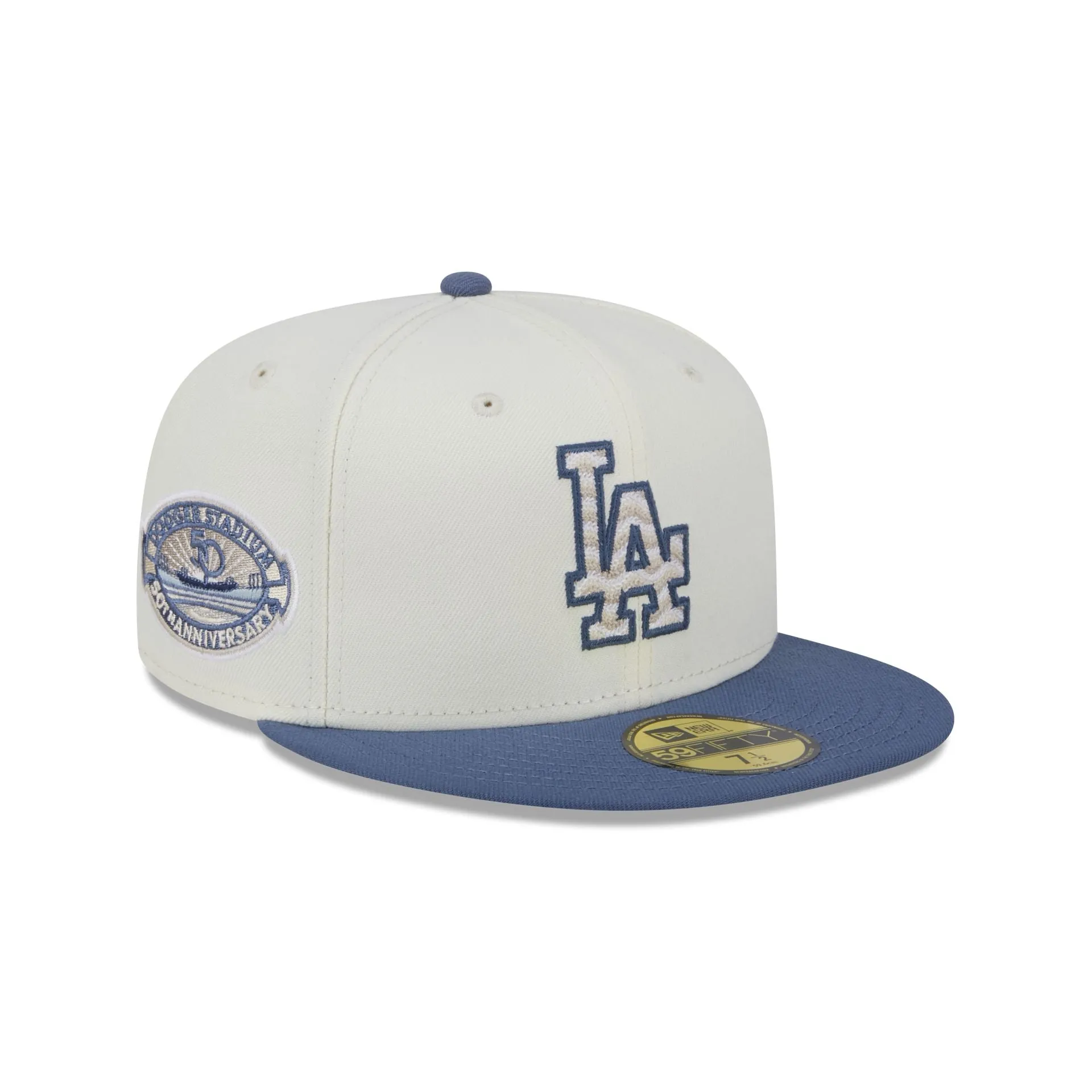 Los Angeles Dodgers Wavy Chainstitch 59FIFTY Fitted Hat sold by New Era