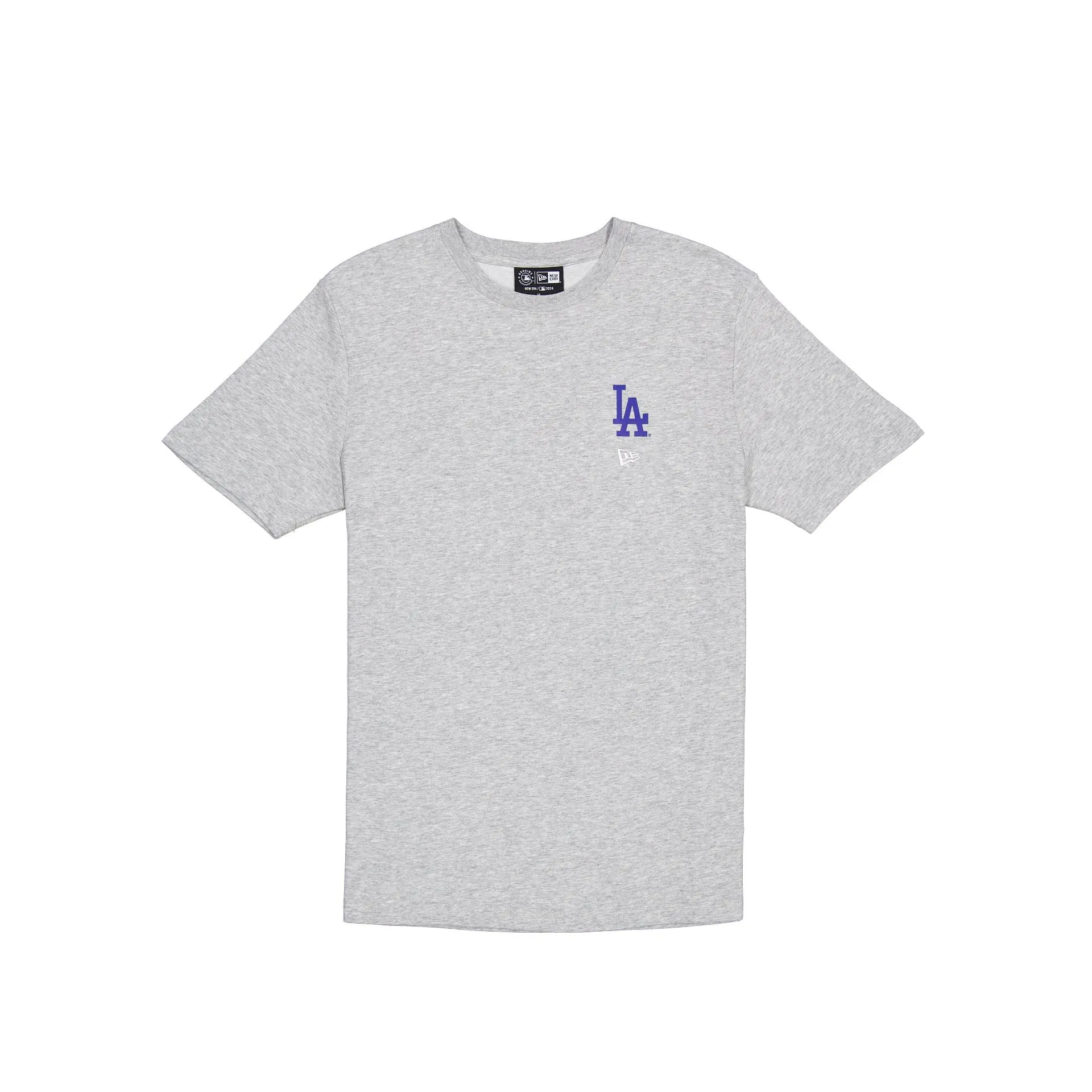 Los Angeles Dodgers Logo Essentials Gray T-Shirt sold by New Era