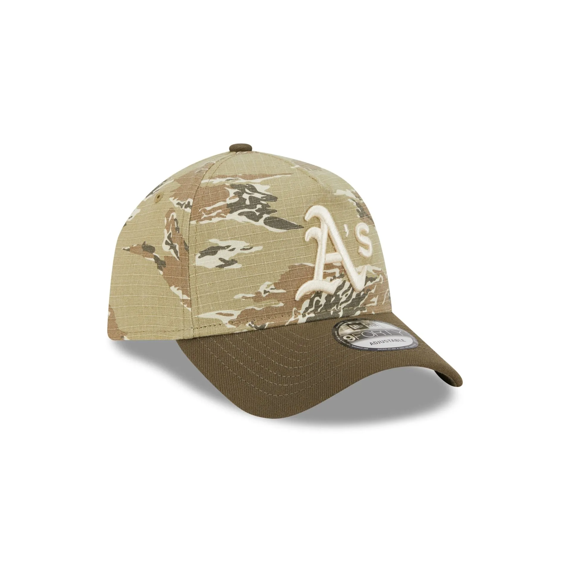 Oakland Athletics Tiger Camo 9FORTY A-Frame Snapback Hat sold by New Era product image thumbnail 3