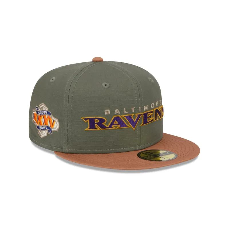 Baltimore Ravens Ripstop 59FIFTY Fitted Hat sold by New Era