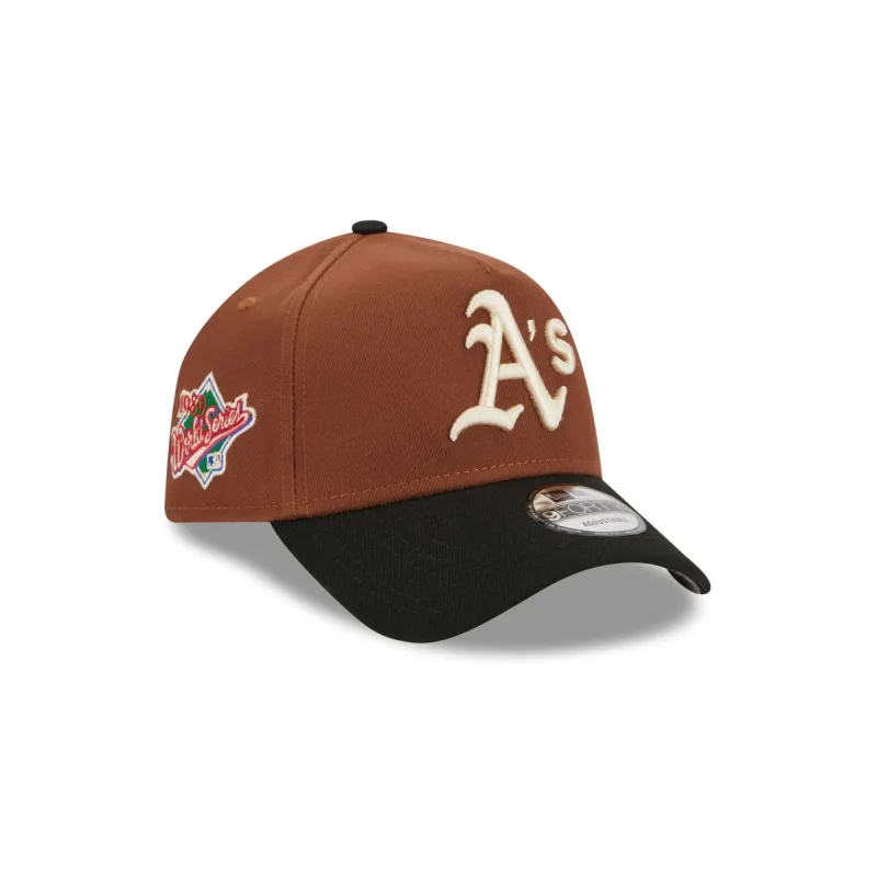 Oakland Athletics Harvest 9FORTY A-Frame Snapback Hat sold by New Era