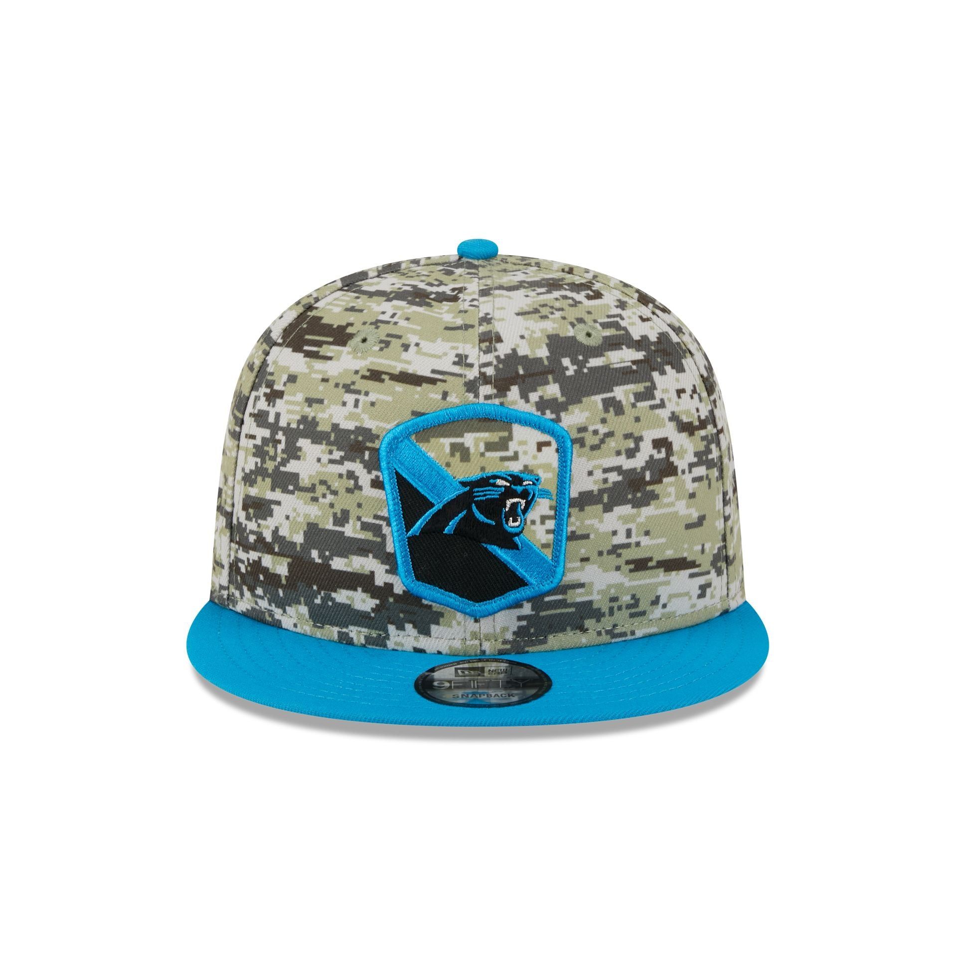 Carolina Panthers 2023 Salute to Service Camo 9FIFTY Snapback Hat sold by New Era product image thumbnail 2
