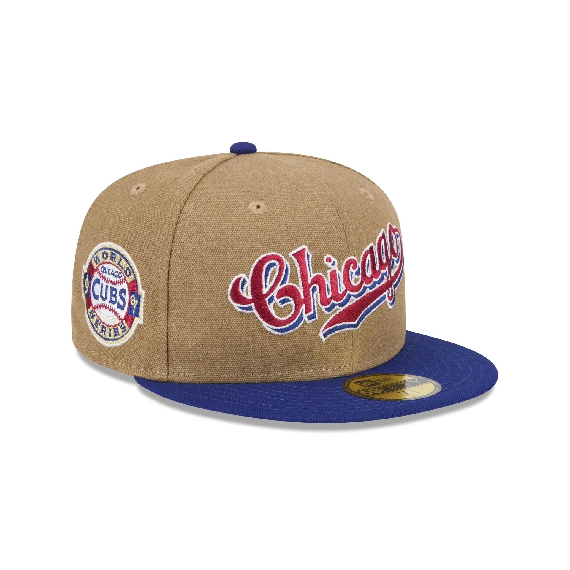 Chicago Cubs Canvas Crown 59FIFTY Fitted Hat sold by New Era