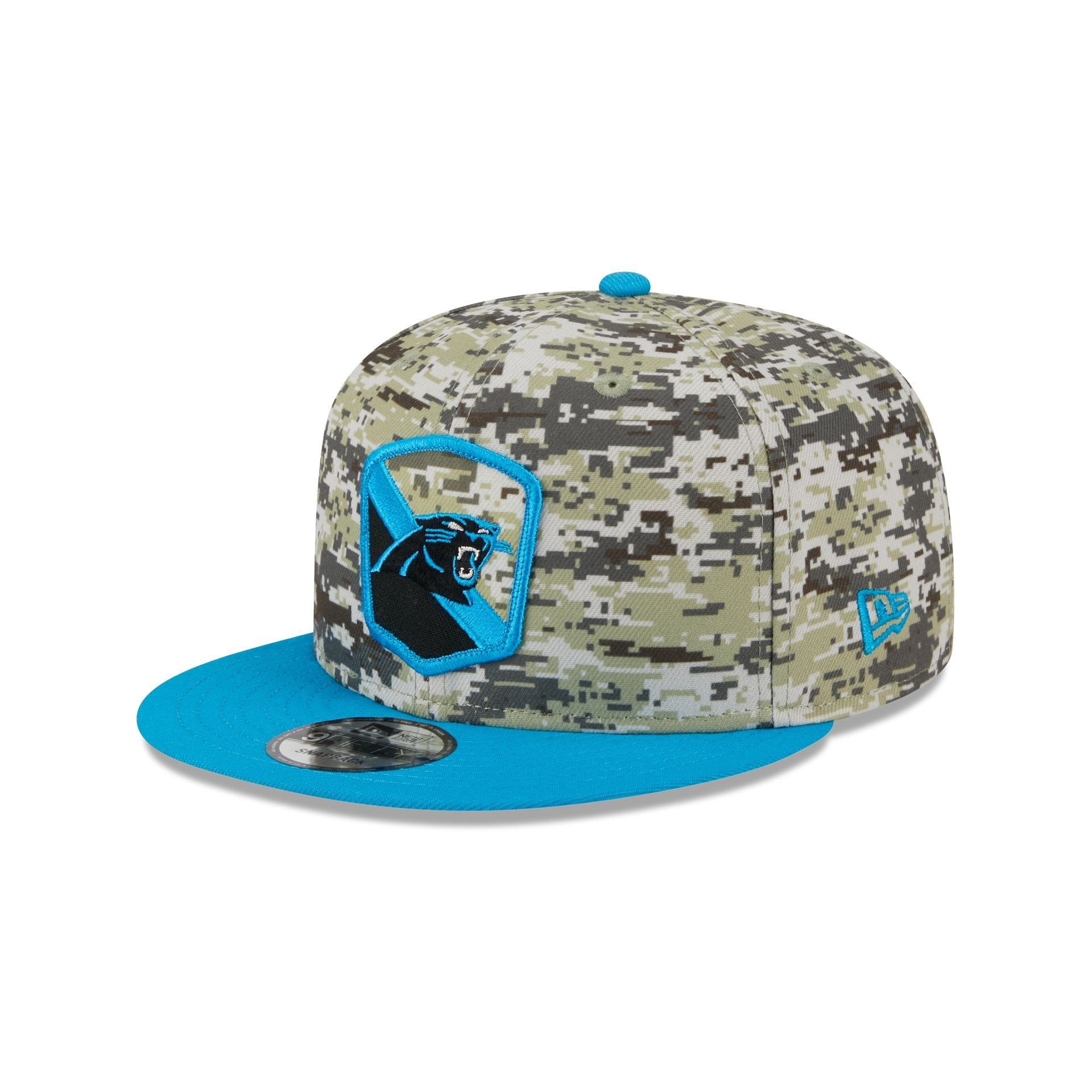 Carolina Panthers 2023 Salute to Service Camo 9FIFTY Snapback Hat sold by New Era product image thumbnail 3