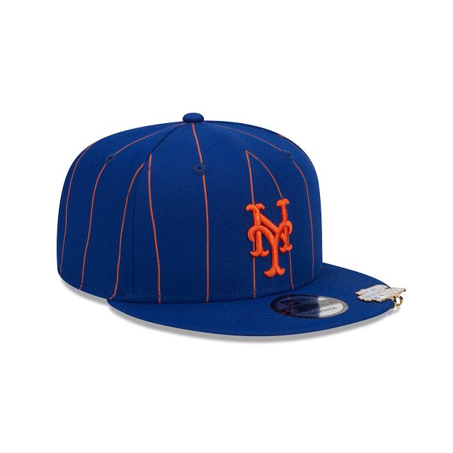 New York Mets Pinstripe Visor Clip 9FIFTY Snapback Hat sold by New Era product image thumbnail 3
