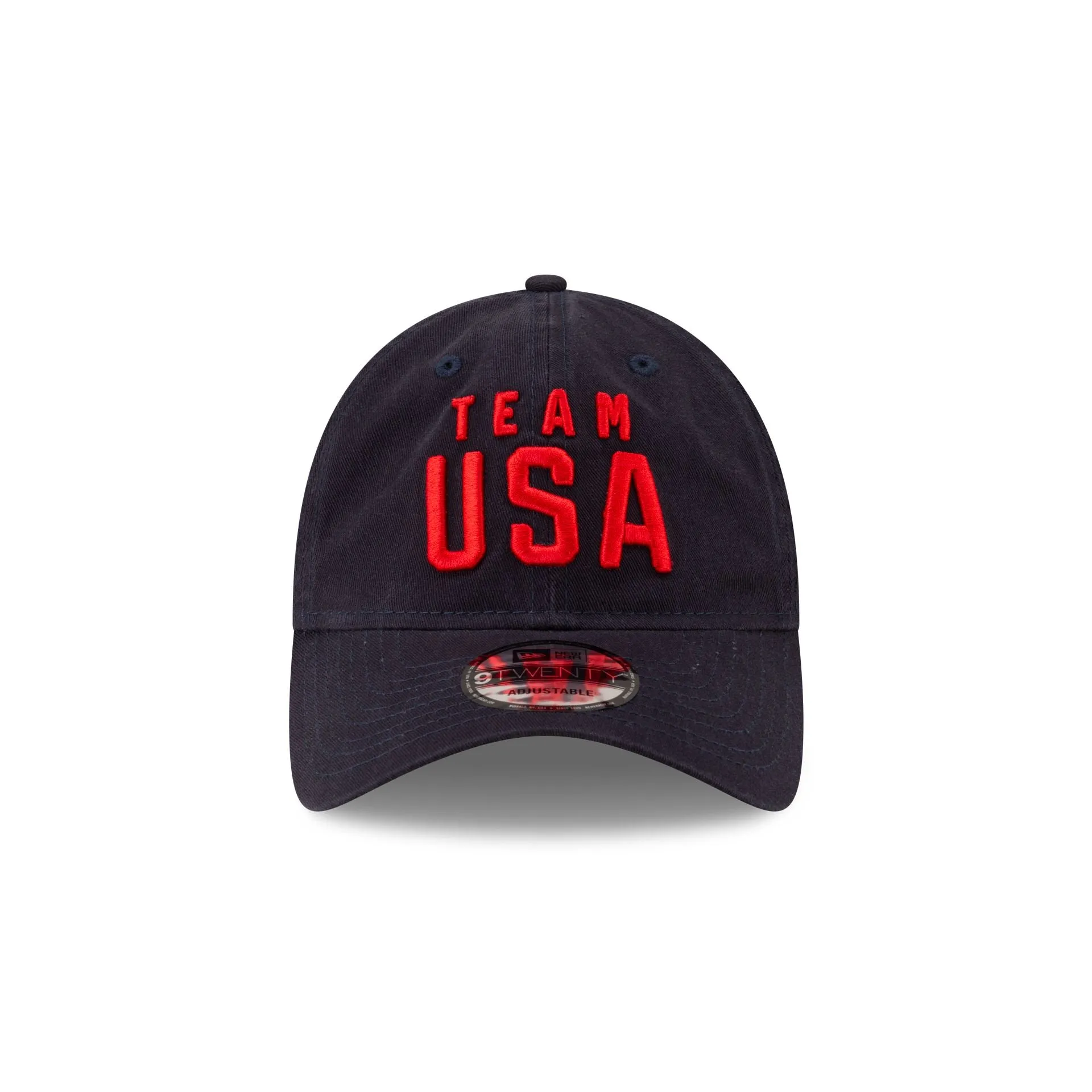 Team USA Navy 9TWENTY Adjustable Hat sold by New Era product image thumbnail 2