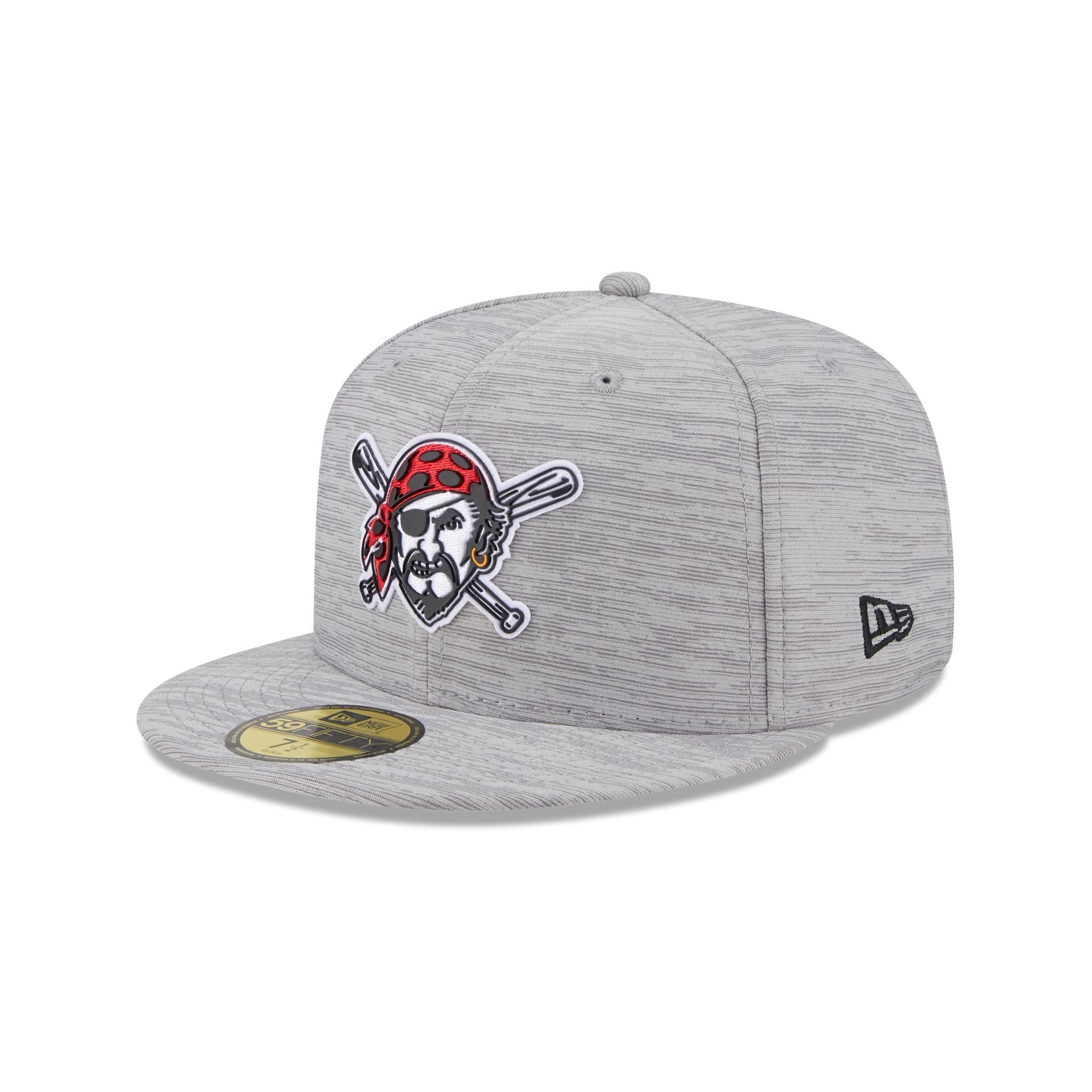 Pittsburgh Pirates 2023 Clubhouse Gray 59FIFTY Fitted Hat sold by New Era