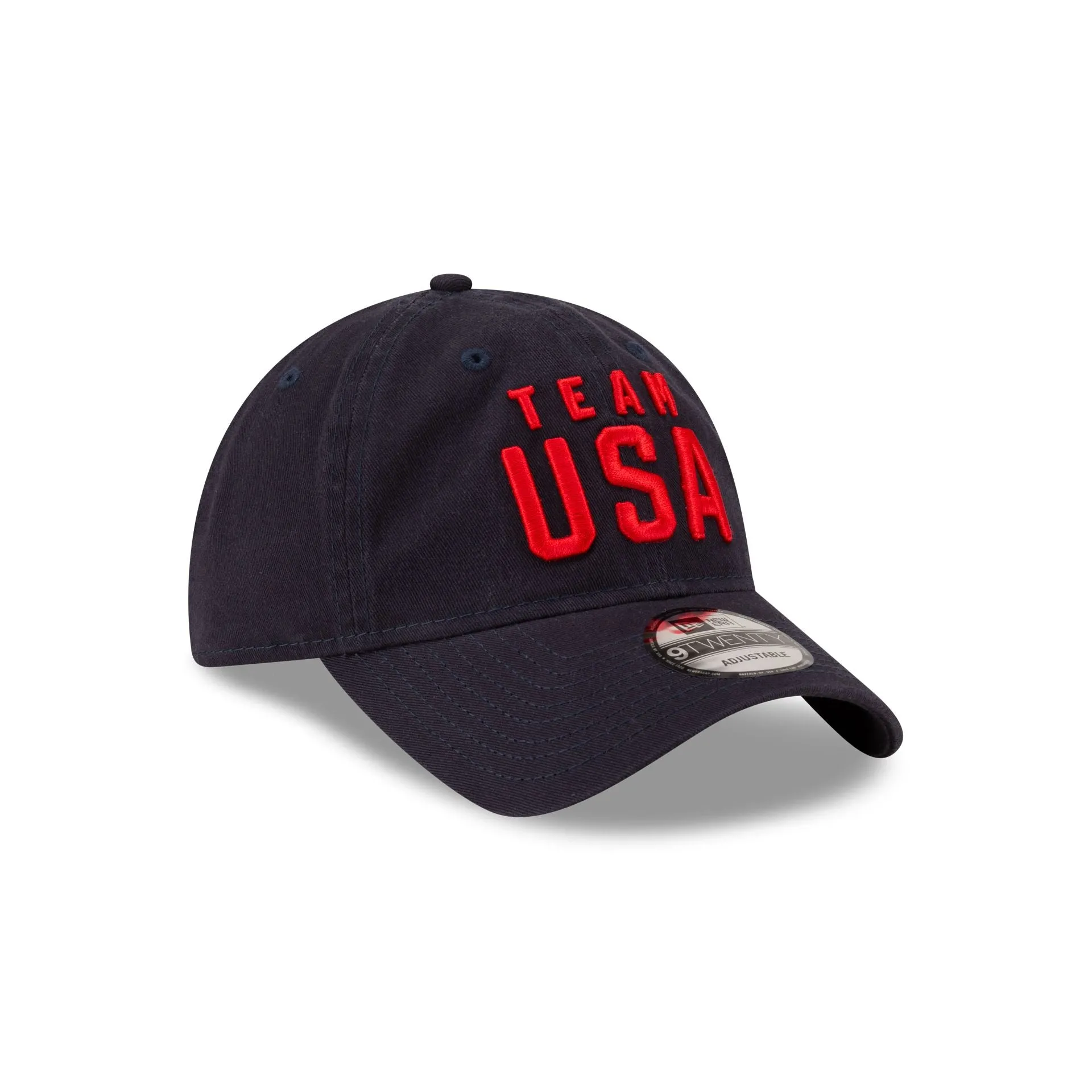 Team USA Navy 9TWENTY Adjustable Hat sold by New Era product image thumbnail 3