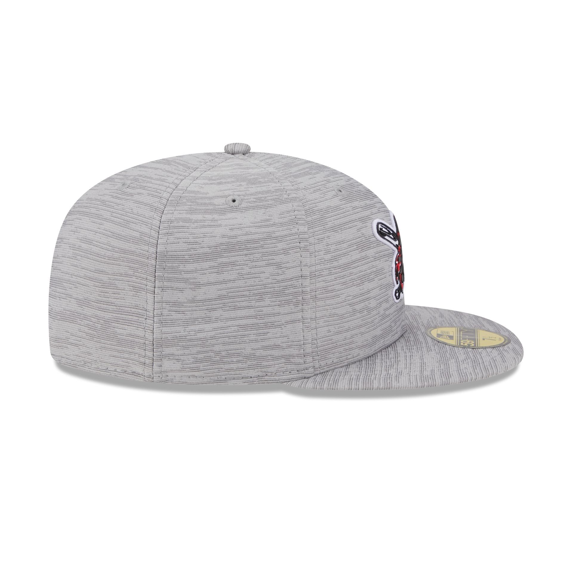 Pittsburgh Pirates 2023 Clubhouse Gray 59FIFTY Fitted Hat sold by New Era product image thumbnail 5
