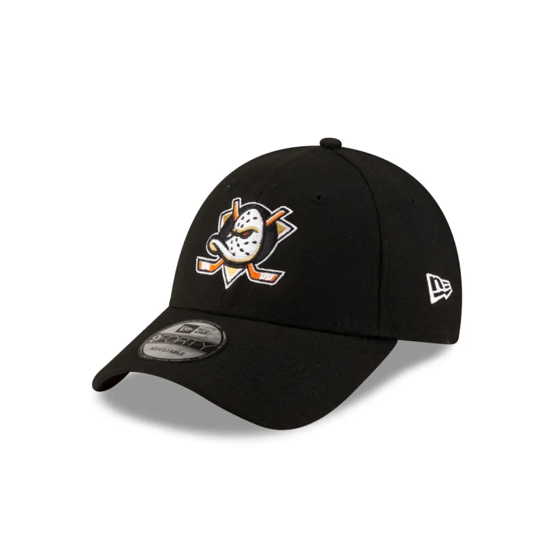 Anaheim Ducks Black 9FORTY Adjustable Hat sold by New Era