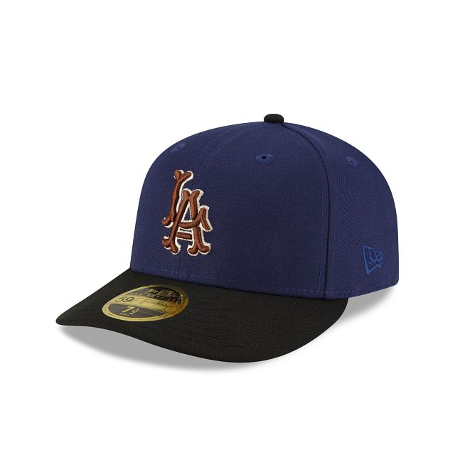 Los Angeles Angels Navy Low Profile 59FIFTY Fitted Hat sold by New Era