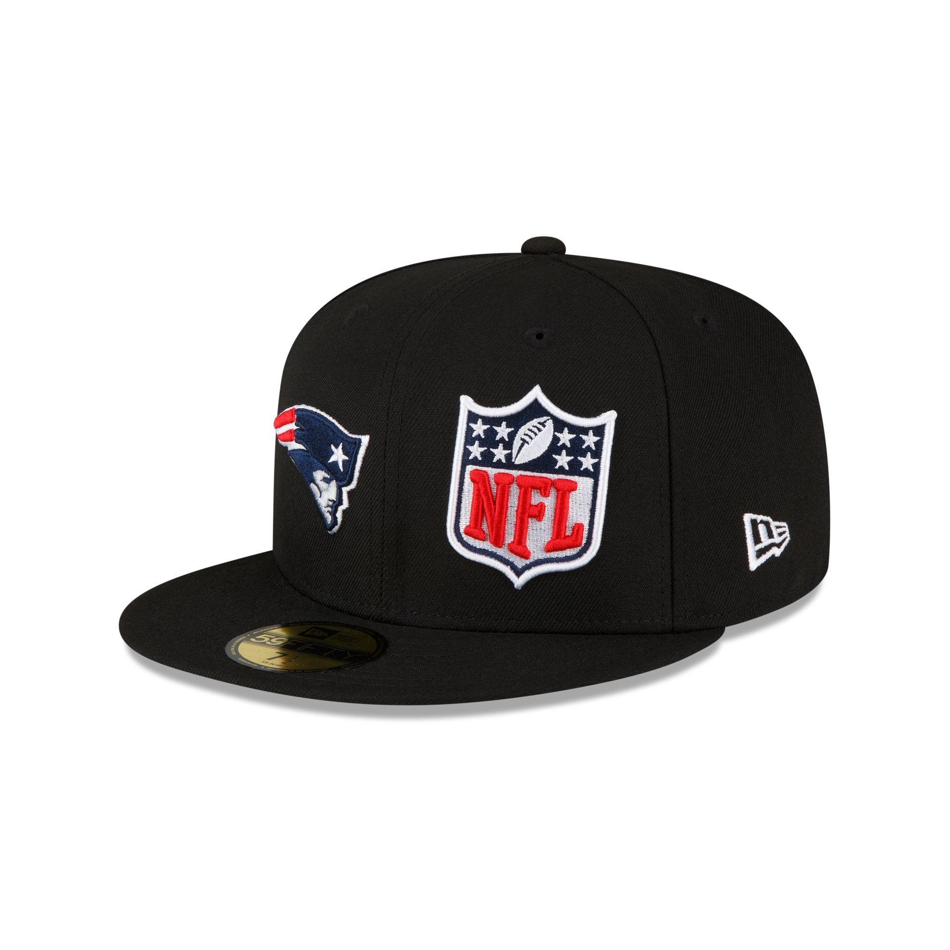 New England Patriots 2023 Sideline Black 59FIFTY Fitted Hat sold by New Era
