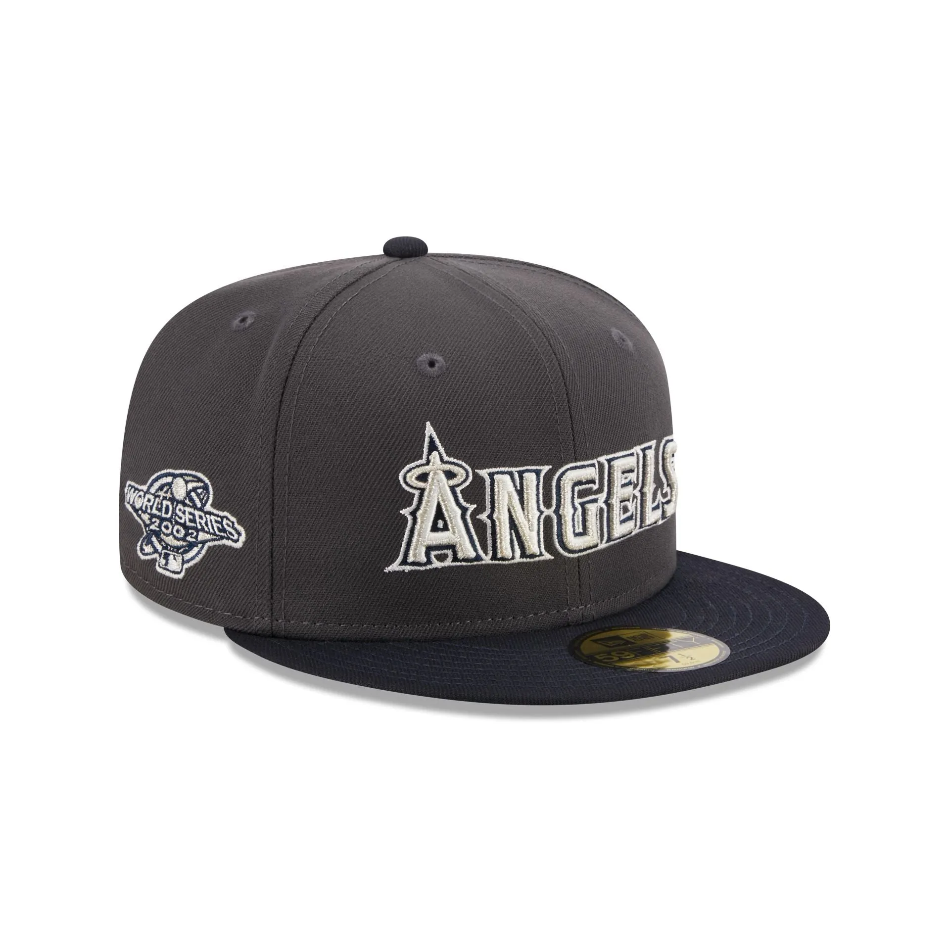 Los Angeles Angels Graphite Crown 59FIFTY Fitted Hat sold by New Era