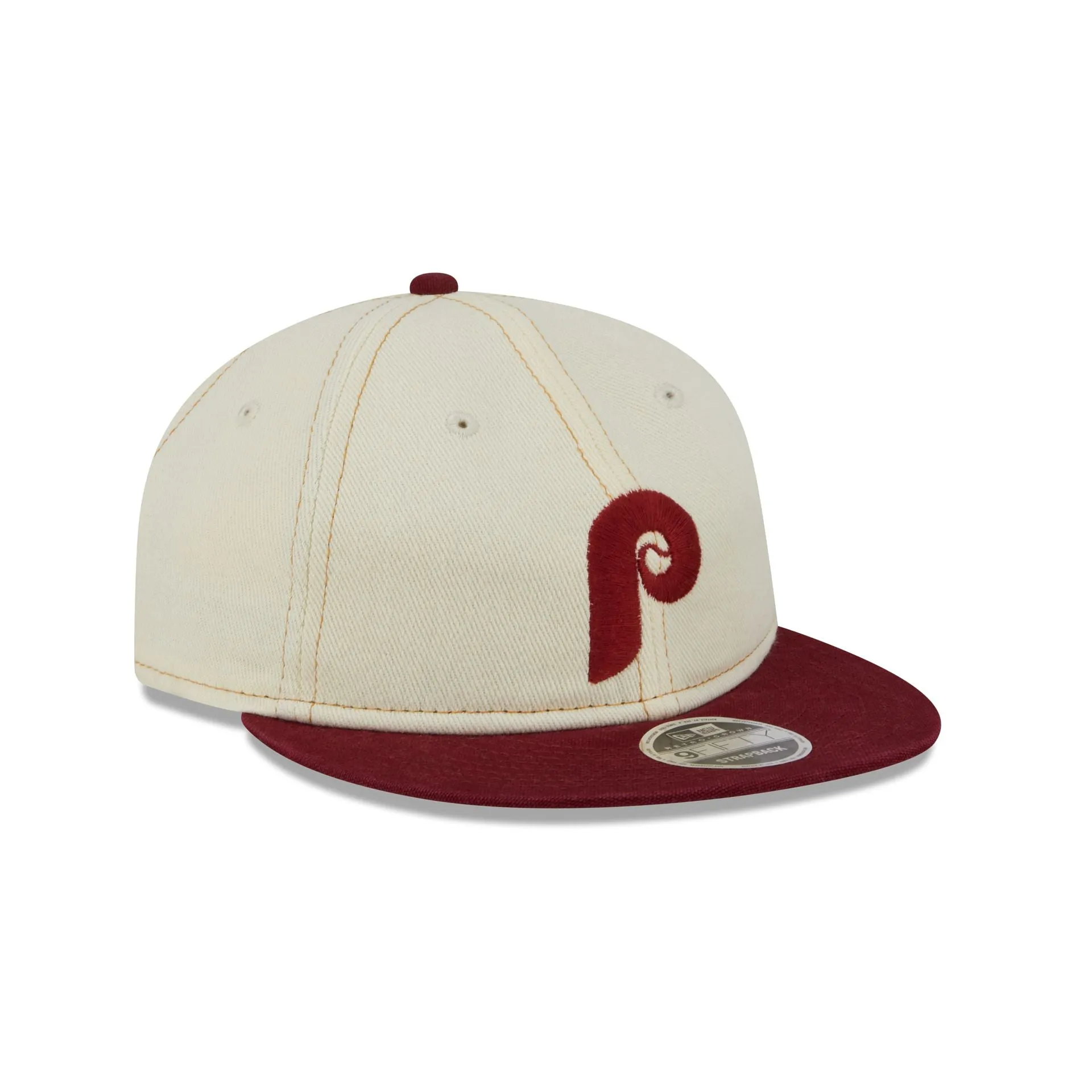 Philadelphia Phillies Chrome Denim Retro Crown 9FIFTY Adjustable Hat sold by New Era product image thumbnail 3