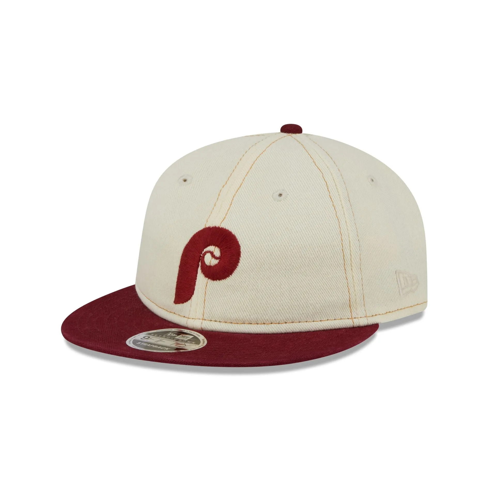 Philadelphia Phillies Chrome Denim Retro Crown 9FIFTY Adjustable Hat sold by New Era
