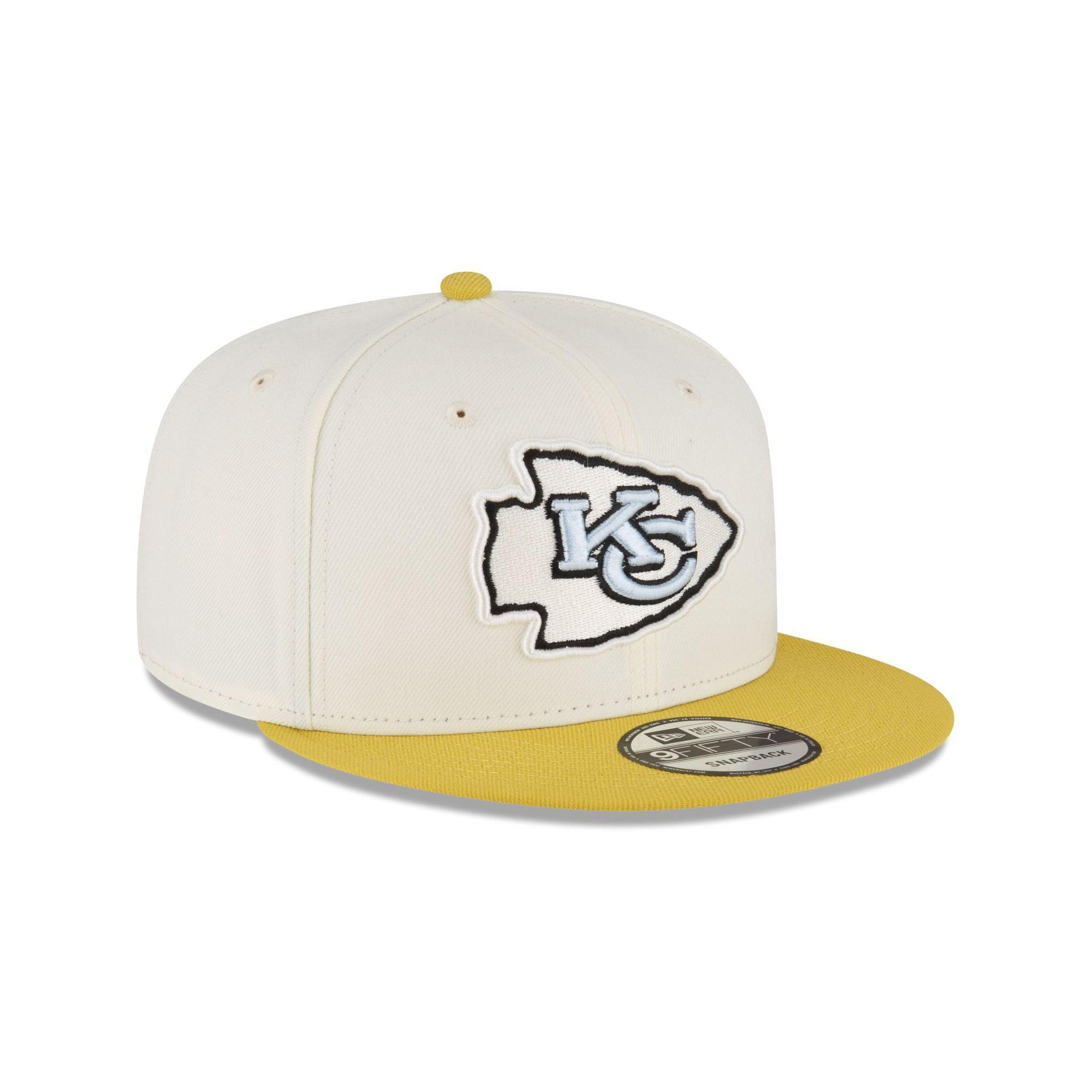Kansas City Chiefs Chartreuse Chrome 9FIFTY Snapback Hat sold by New Era product image thumbnail 3