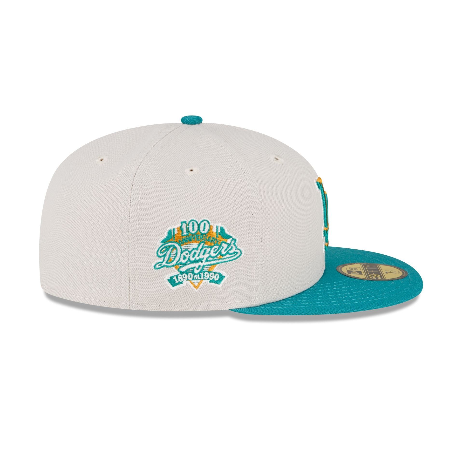 Just Caps Cadet Blue Los Angeles Dodgers 59FIFTY Fitted Hat sold by New Era product image thumbnail 4