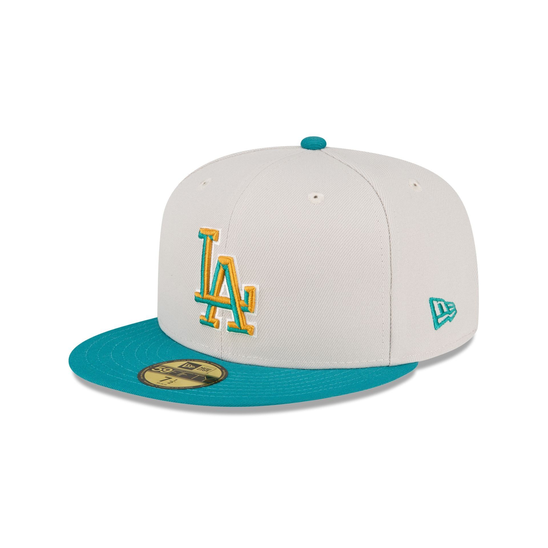 Just Caps Cadet Blue Los Angeles Dodgers 59FIFTY Fitted Hat sold by New Era product image thumbnail 3
