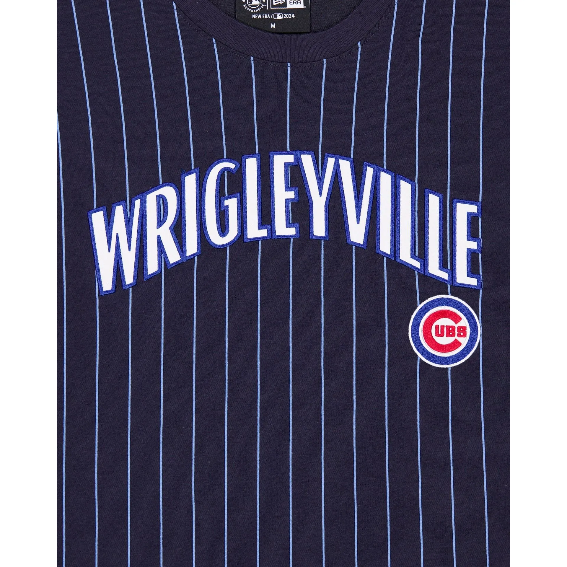 Chicago Cubs Throwback Pinstripe T-Shirt sold by New Era product image thumbnail 4