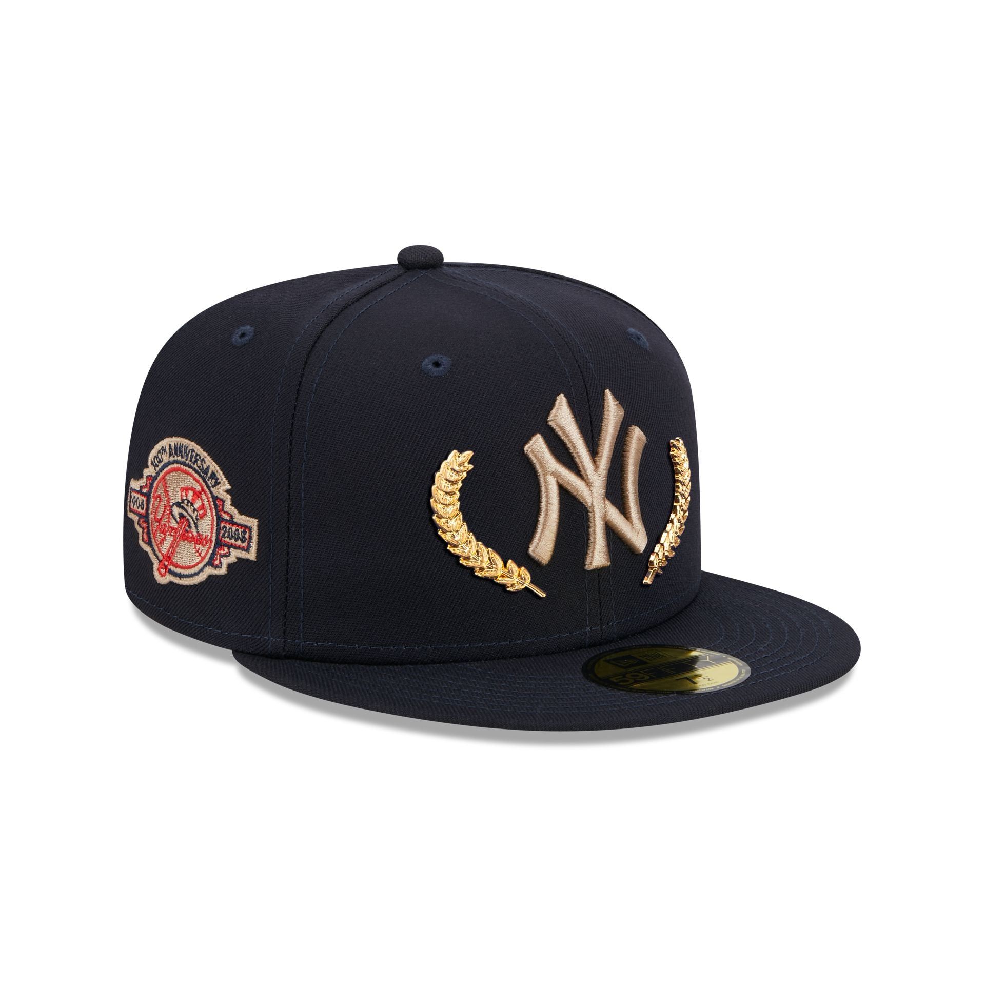 New York Yankees Gold Leaf 59FIFTY Fitted Hat sold by New Era