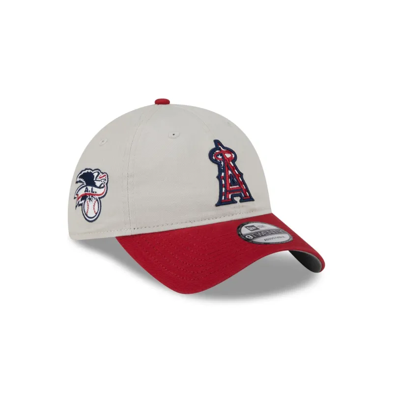 Los Angeles Angels Independence Day 2024 9TWENTY Adjustable Hat sold by New Era
