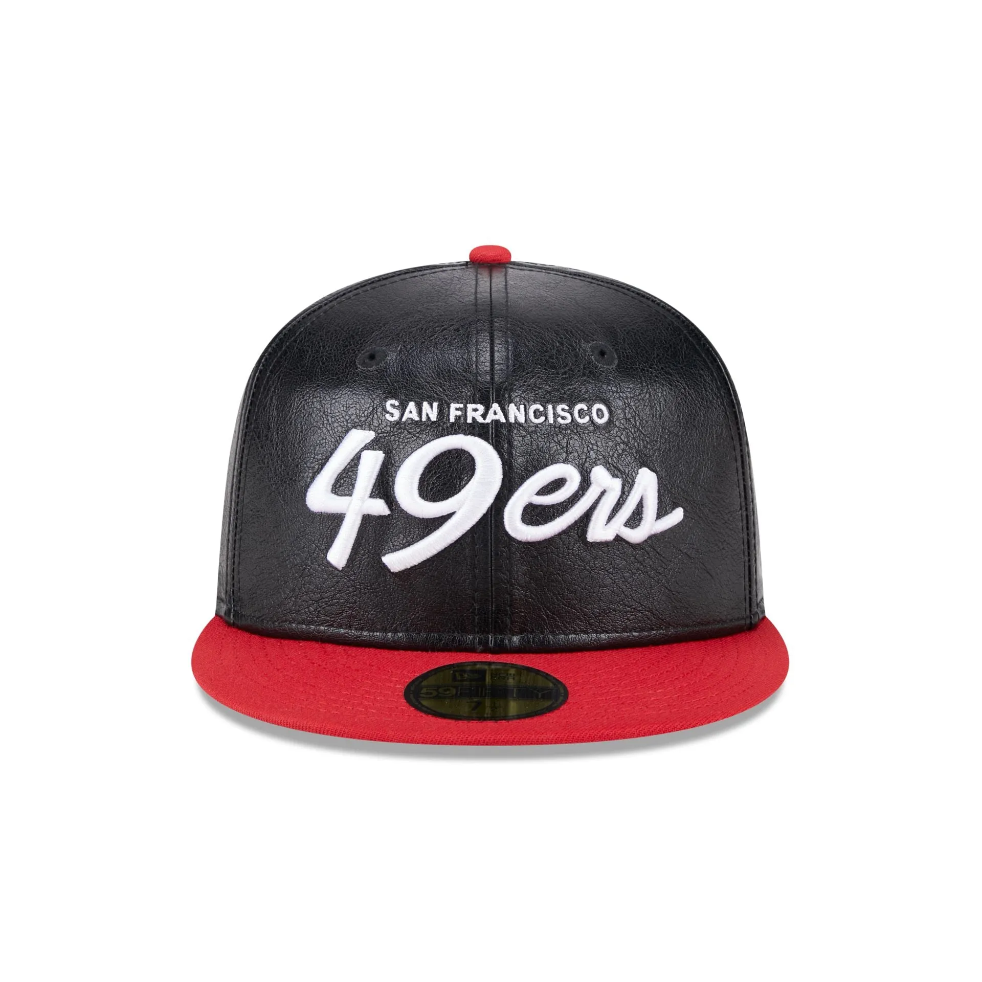 San Francisco 49ers Faux Leather Crown 59FIFTY Fitted Hat sold by New Era product image thumbnail 2