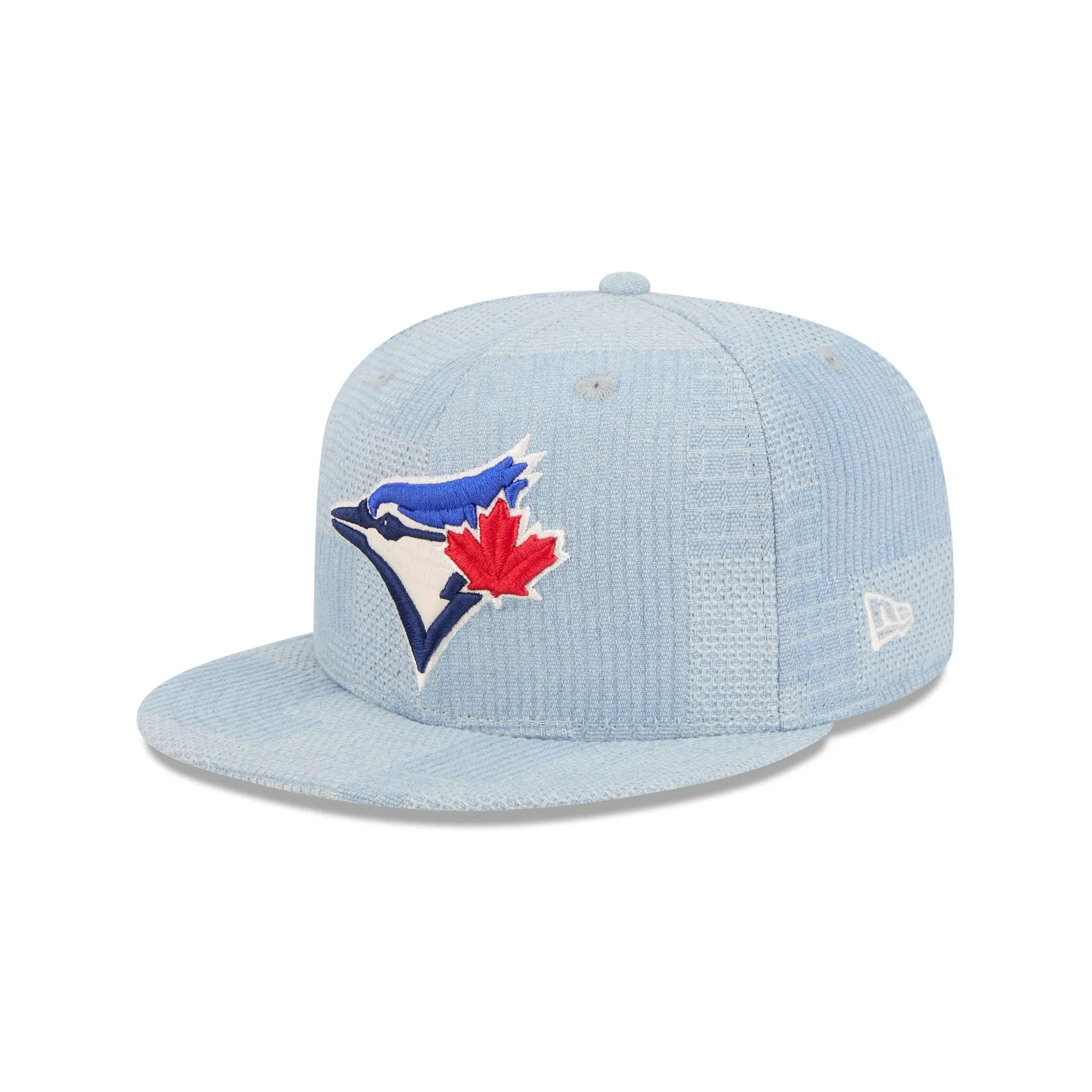 Toronto Blue Jays Denim Patchwork 9FIFTY Snapback Hat sold by New Era
