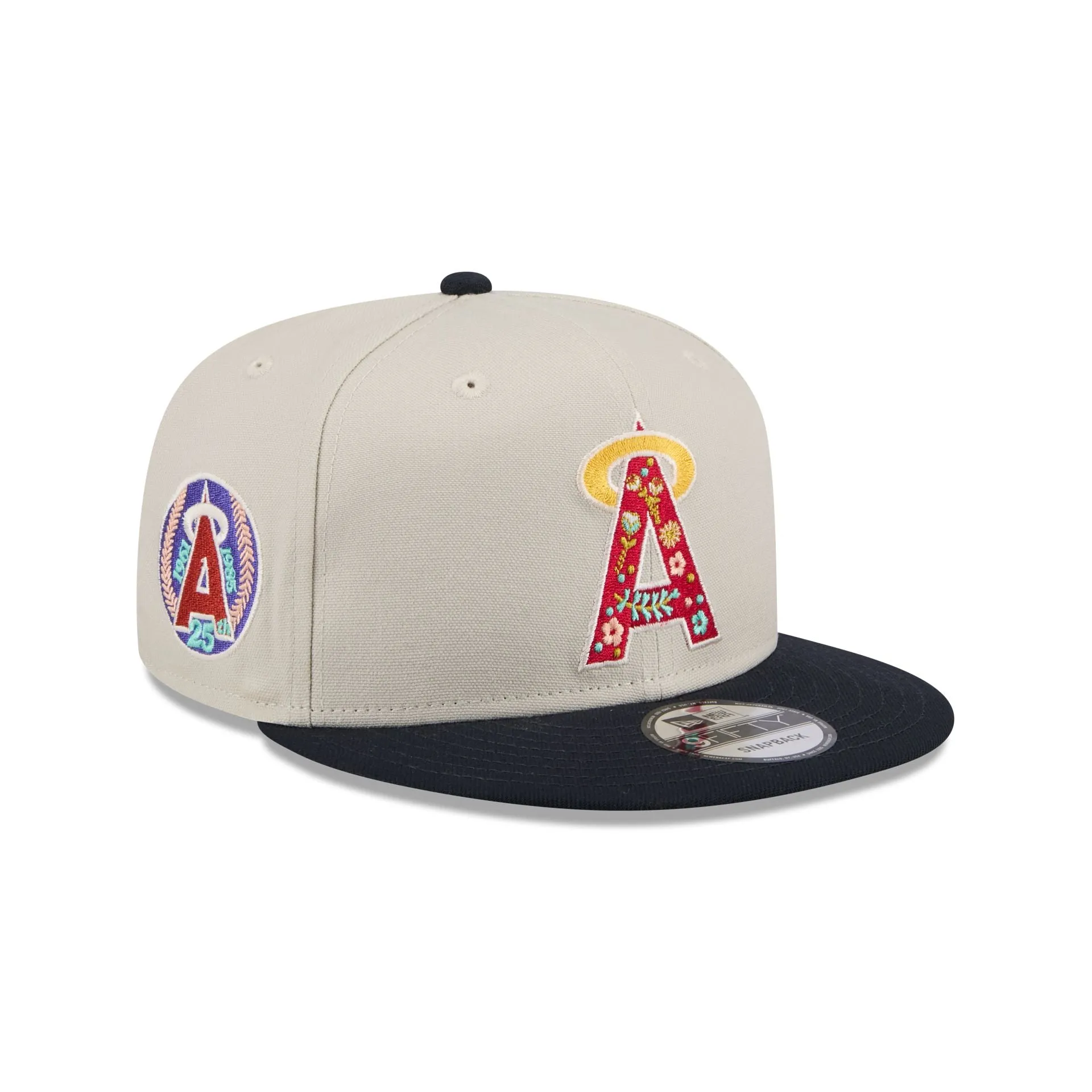 Los Angeles Angels Floral Fill 9FIFTY Snapback Hat sold by New Era