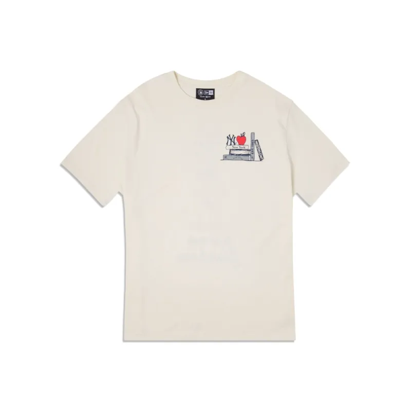 New York Yankees Book Club White T-Shirt sold by New Era