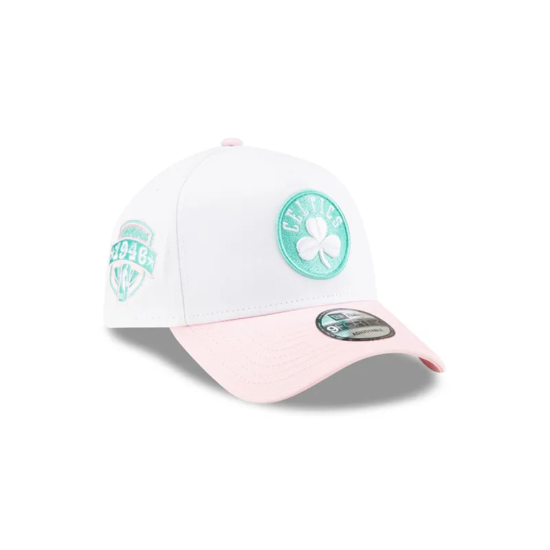 Boston Celtics Spring Colorway 9FORTY A-Frame Snapback Hat sold by New Era