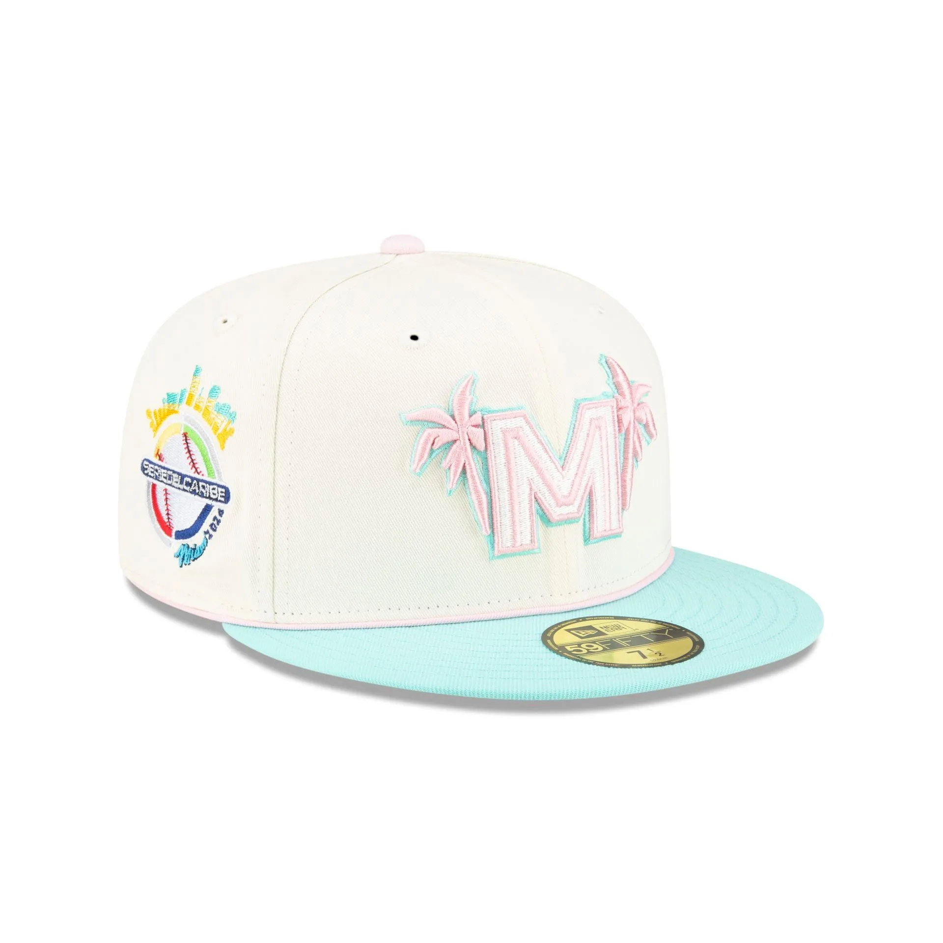 Mexico Baseball 2024 Caribbean Series White 59FIFTY Fitted Hat sold by New Era