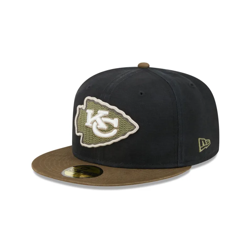 Kansas City Chiefs Quilted Logo 59FIFTY Fitted Hat sold by New Era