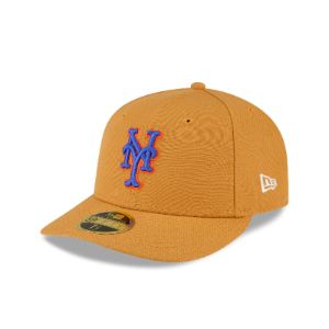 New York Mets Taupe Low Profile 59FIFTY Fitted Hat sold by New Era