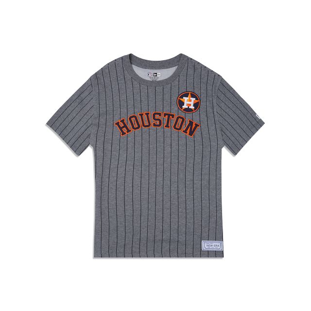 Houston Astros Striped Gray T-Shirt sold by New Era