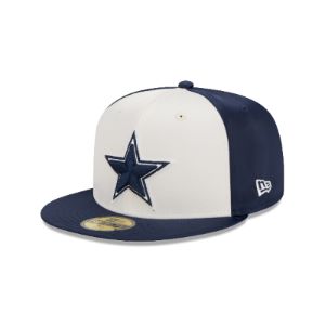 Dallas Cowboys Throwback Satin 59FIFTY Fitted Hat sold by New Era