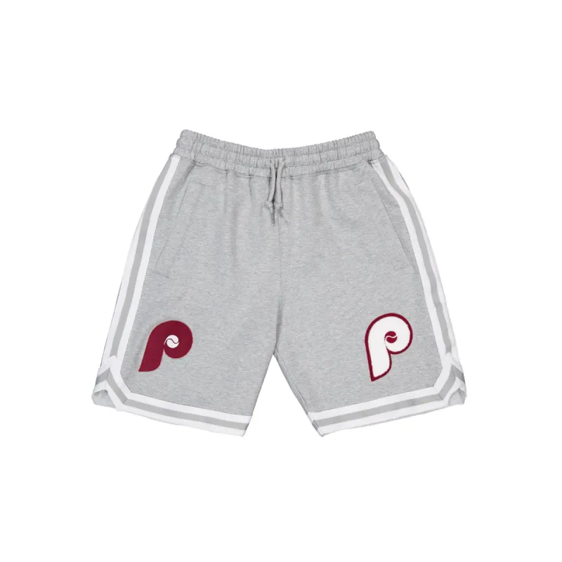 Philadelphia Phillies Gray Logo Select Shorts sold by New Era