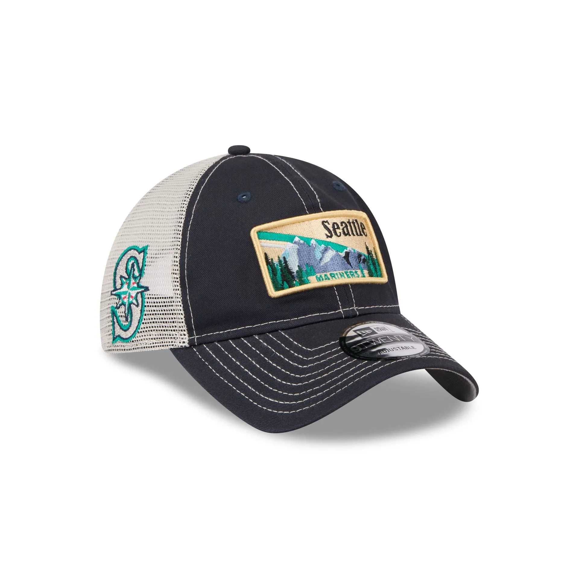 Seattle Mariners State Souvenir 9TWENTY Trucker Hat sold by New Era