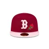 Just Caps Rose Flower Boston Red Sox 59FIFTY Fitted Hat sold by New Era